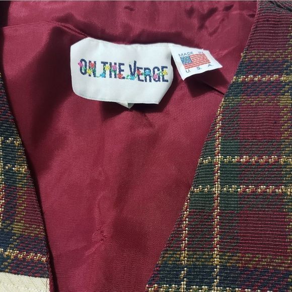 Women's Vintage Christmas Vest size Medium - Picture 4 of 4